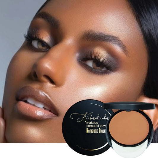 Full Coverage Long Lasting Makeup Face Powder Foundation