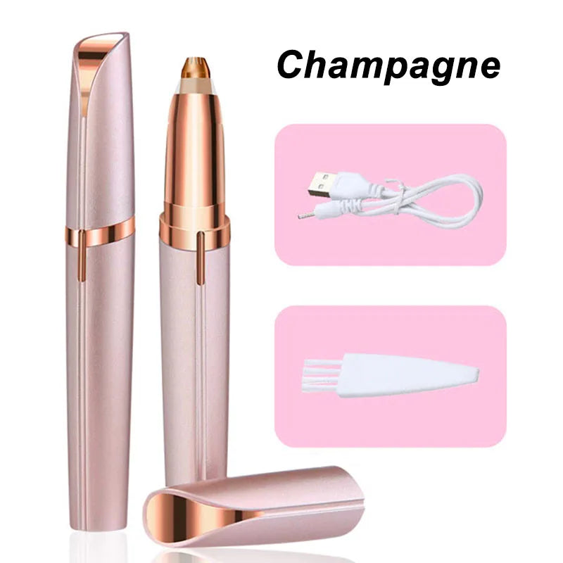 Electric Eyebrow Trimmer Eye Brow Shaper Pencil Face Hair Remover