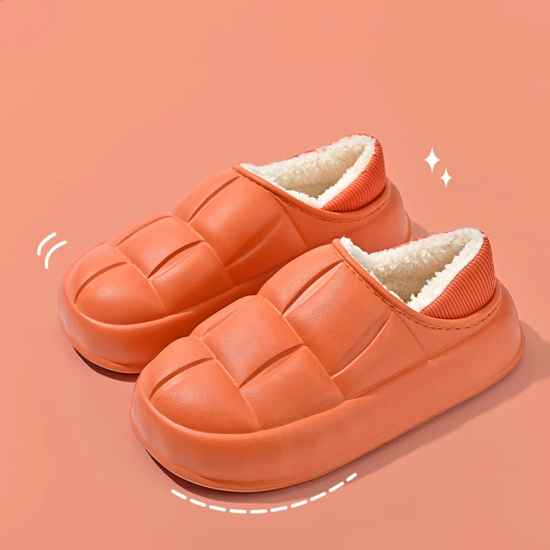 Waterproof cotton slippers