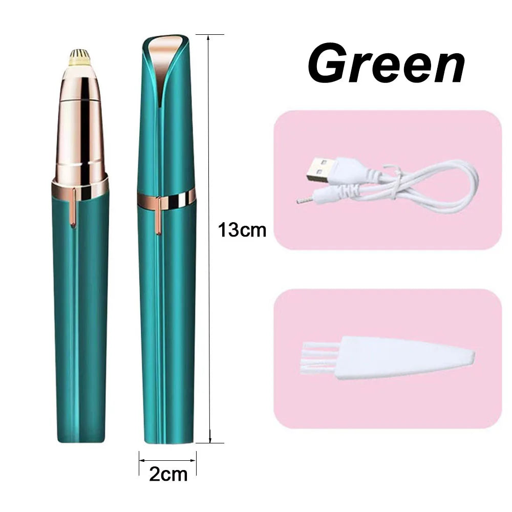 Electric Eyebrow Trimmer Eye Brow Shaper Pencil Face Hair Remover