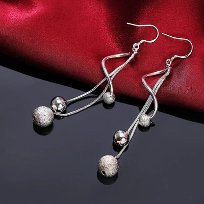 925 Sterling Silver Round Circle Hoop Earrings