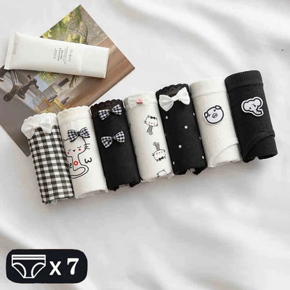 Soft Cotton Underwear Sexy Mid Waist Lingerie