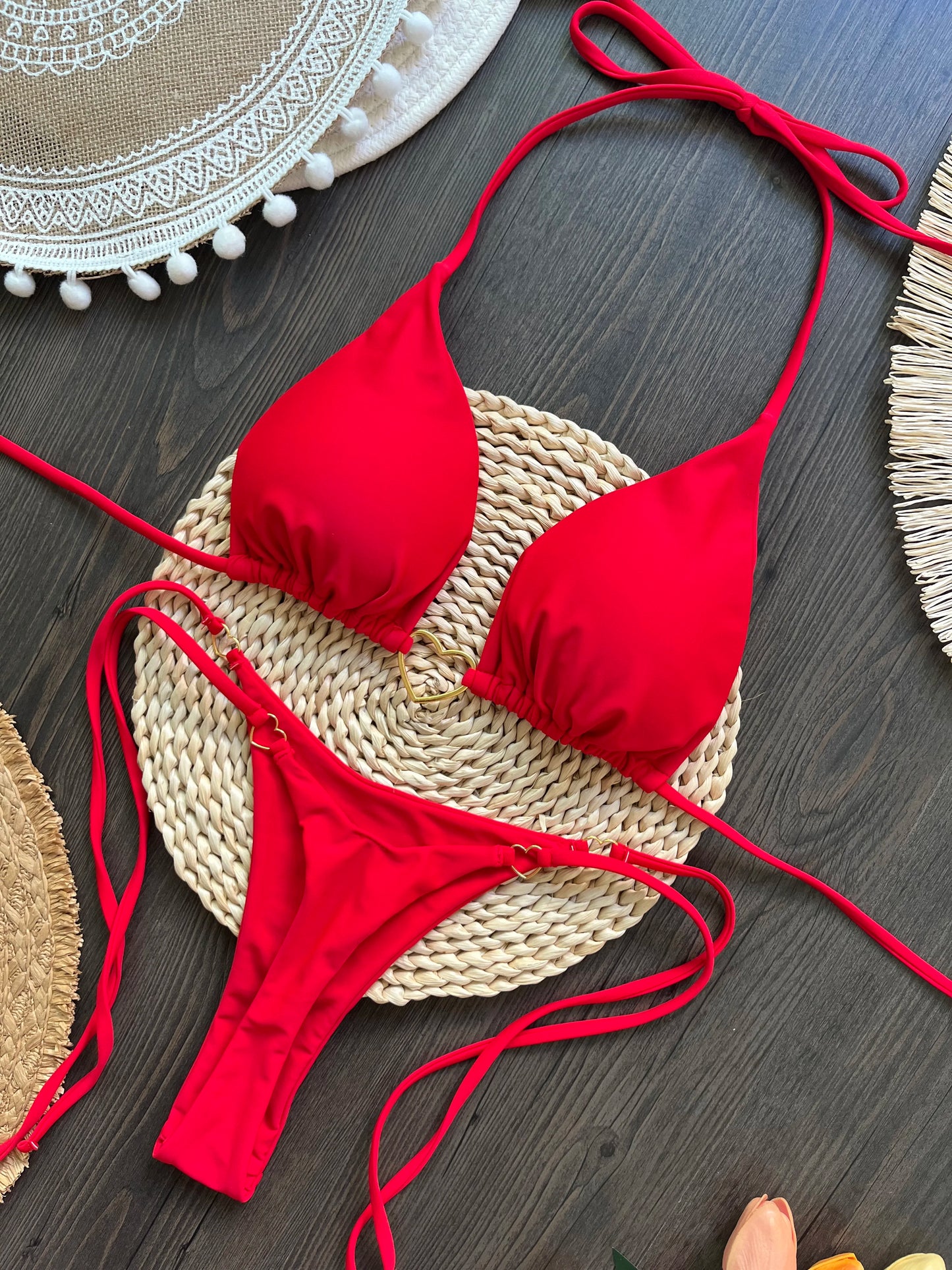 Sexy Halter Bikini Swimsuit  Brazilian Set