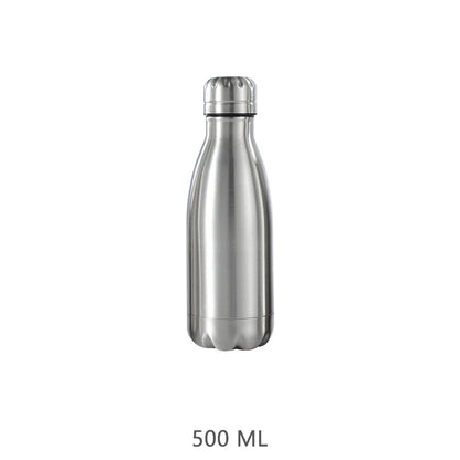 Stainless Steel Water 1 Liter  500 750 1000ml Bottles