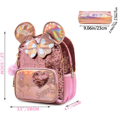 Backpack Kindergarten Bag Sequins Girl School Bag