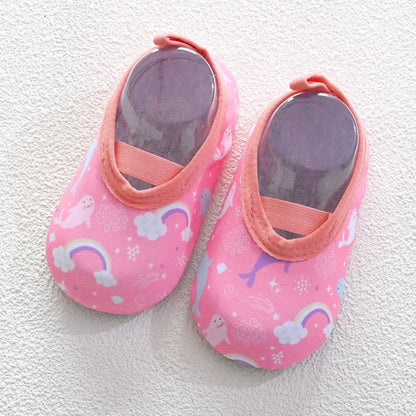 Baby Socks Shoes Learning Walking Anti-Skid Slippers