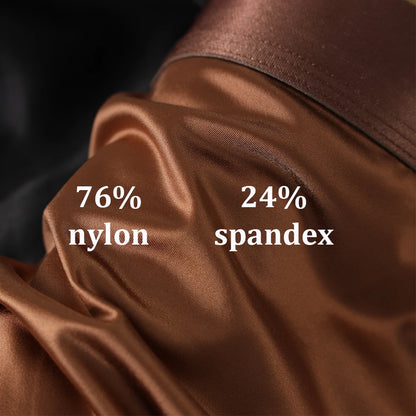 3PCS/Pack Luxury Ice Silk Satin Lingerie