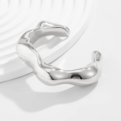 Exaggerated Hip Hop Rock Plastic Cuff Bracelet