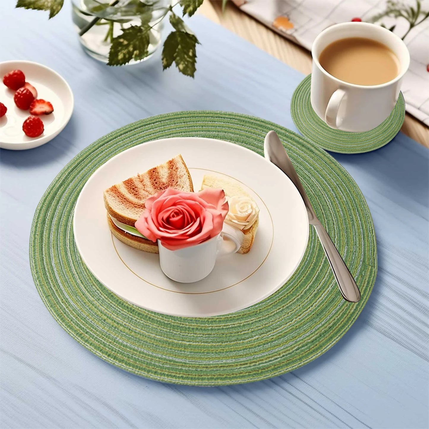 Dining Table 34cm Woven Heat Resistant Place Mats