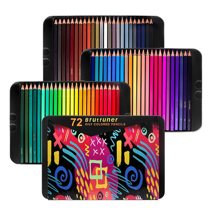 48/72/120/150/160/180Colors Pencils Professional Oil Wood