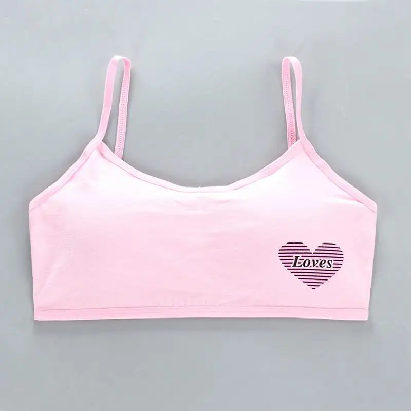 1pc Teenage Girls Tops Cotton Soft Underwear
