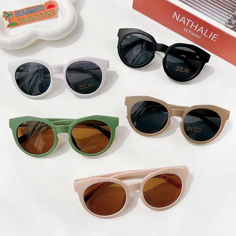 Frosted Round Outdoor Sun Protection Sunglasses
