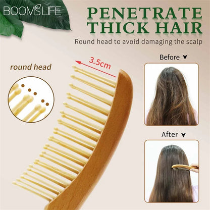 Wide Tooth Hair Comb Anti-Static Hair Brush