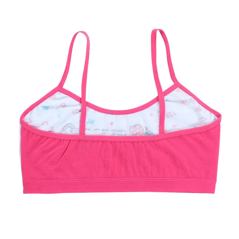Teenage Girls Vest Bras Cartoon Panda Underwear