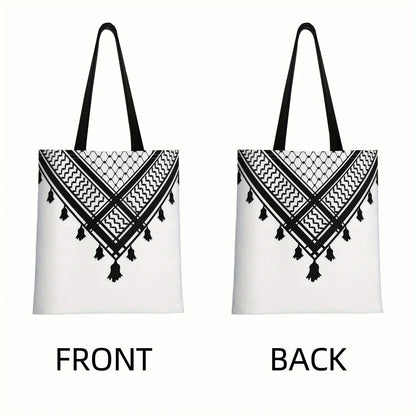 Polyester Keffiyeh Scarf Tote Bag