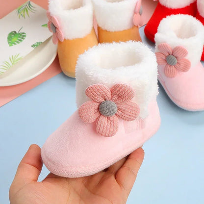 Newborn Baby Girls Boys Soft Snow Boots
