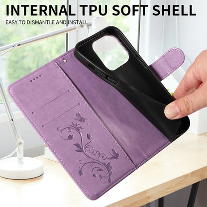 Butterfly Flower Leather Case For Samsung Galaxy Flip Cover
