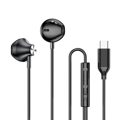 Headphones HiFi Surround Sound In-ear USB Type C/3.5mm With Wire Control