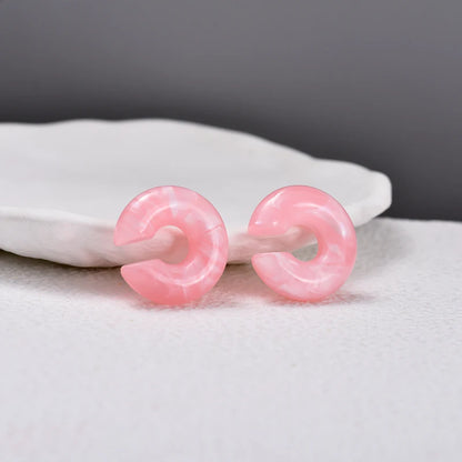 DANA Round Circle Clip Earrings