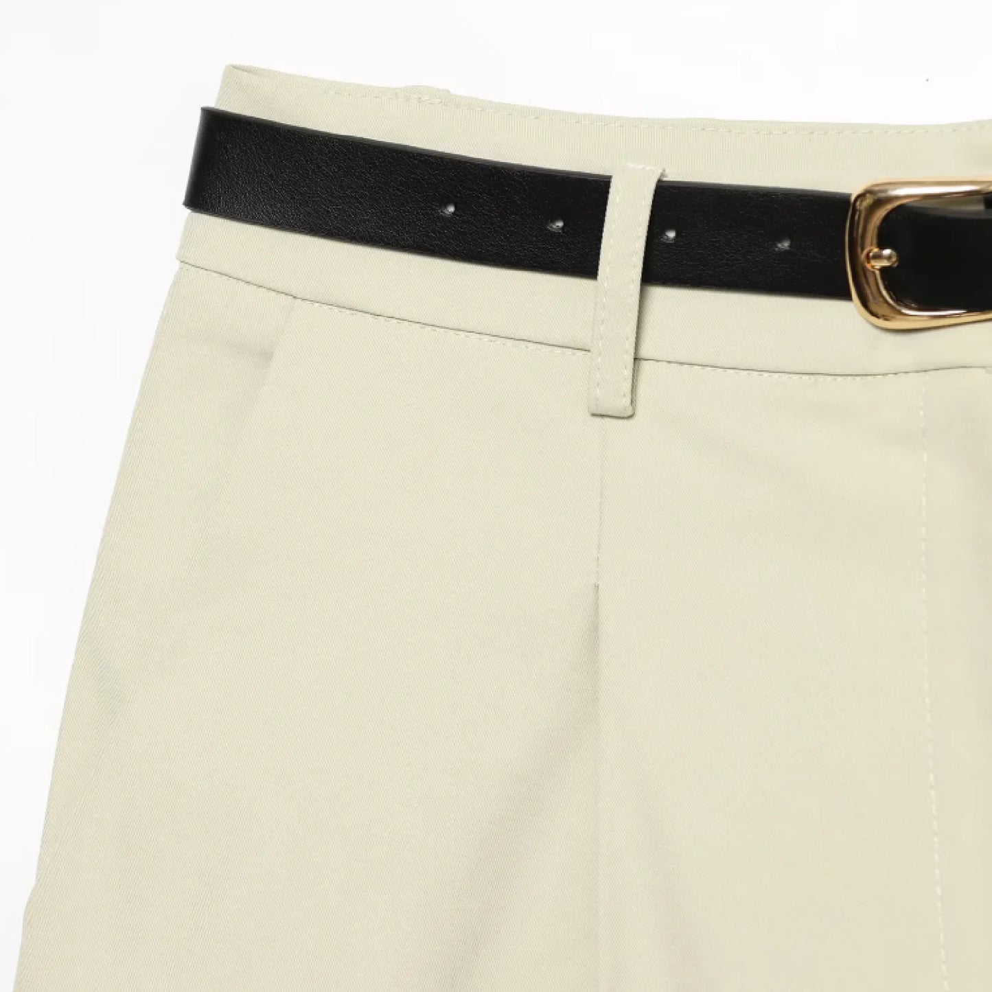 High Waist Summer Casual Wide Leg Straight Pants