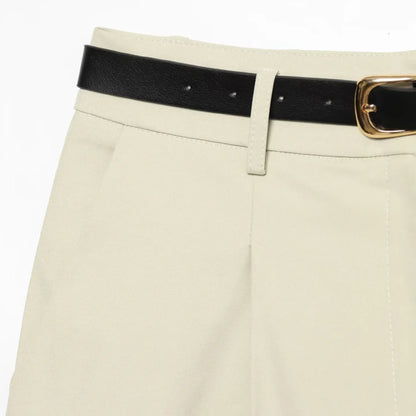 High Waist Summer Casual Wide Leg Straight Pants