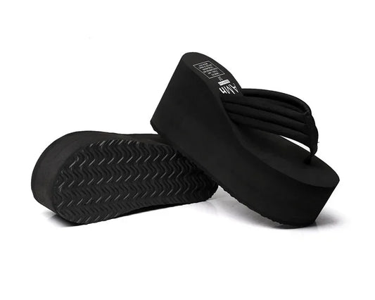Flip Flops Thick Bottom Wedges Slippers