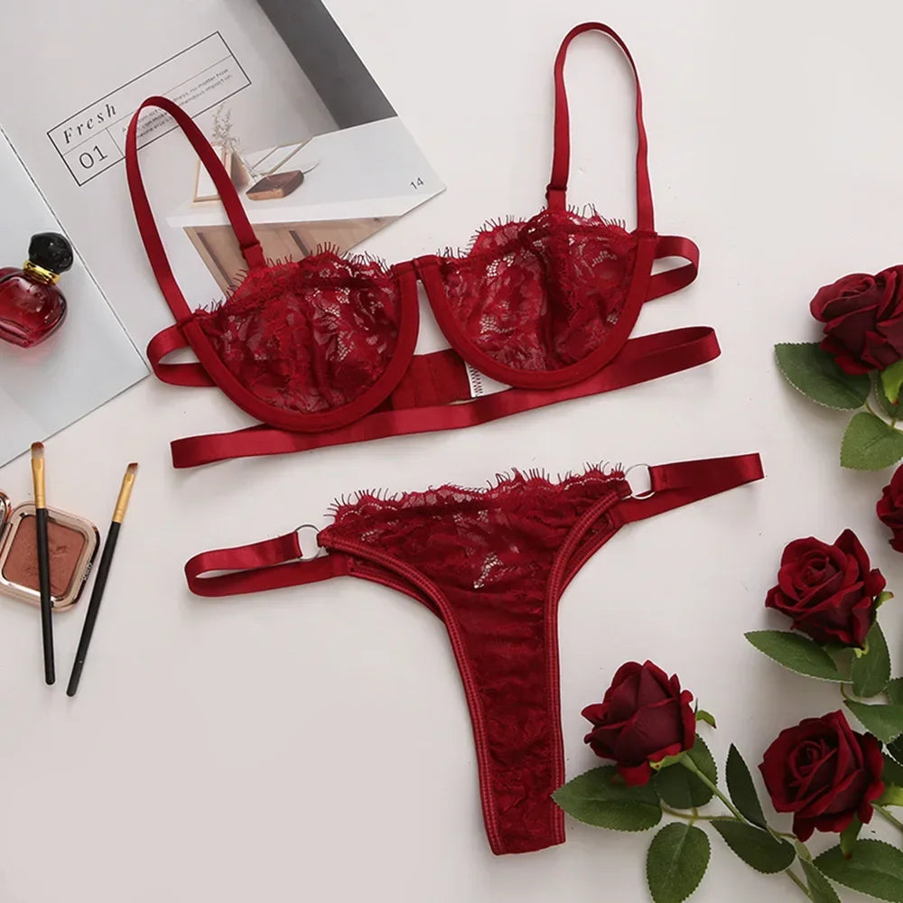 Sexy Transparent Underwear Lingerie Sets