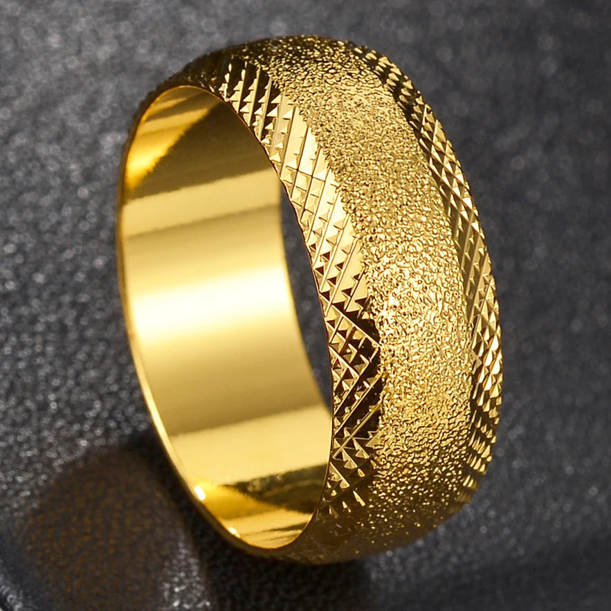 Stainless Steel Matte Rings