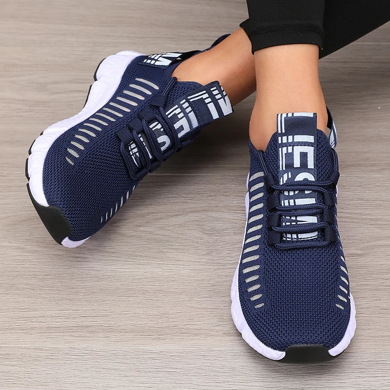 Mesh Soft Strap Sports Walking Sneakers