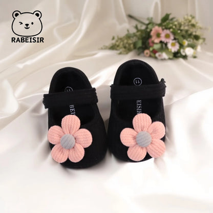 Cute Flower Mary Jane Flat Shoes