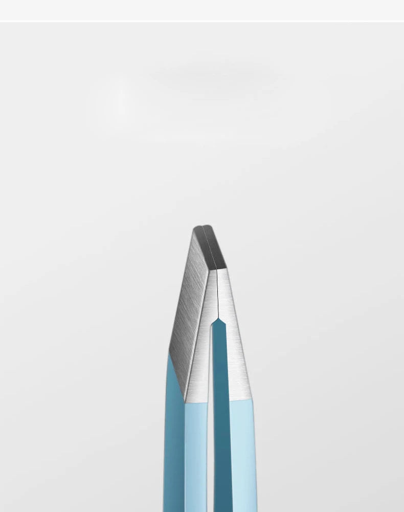 Eyebrow Colorful Stainless Steel Slanted Eye Brow Clips Removal