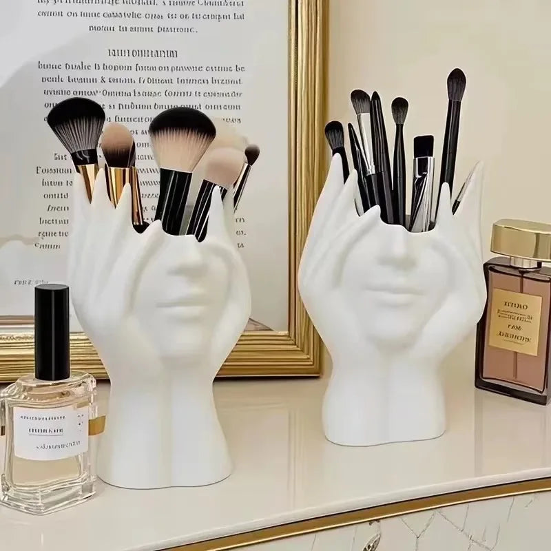 Human Body Storage Pen Holder Makeup Brush