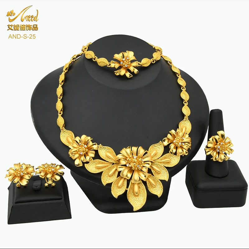 African Jewelry Big Necklace Jewelry Set