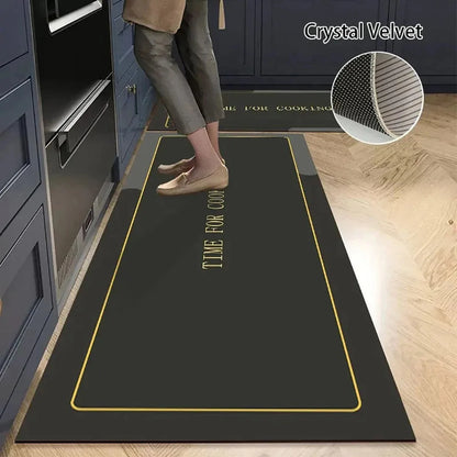 Non-slip Long Rugs Crystal Velvet Carpet