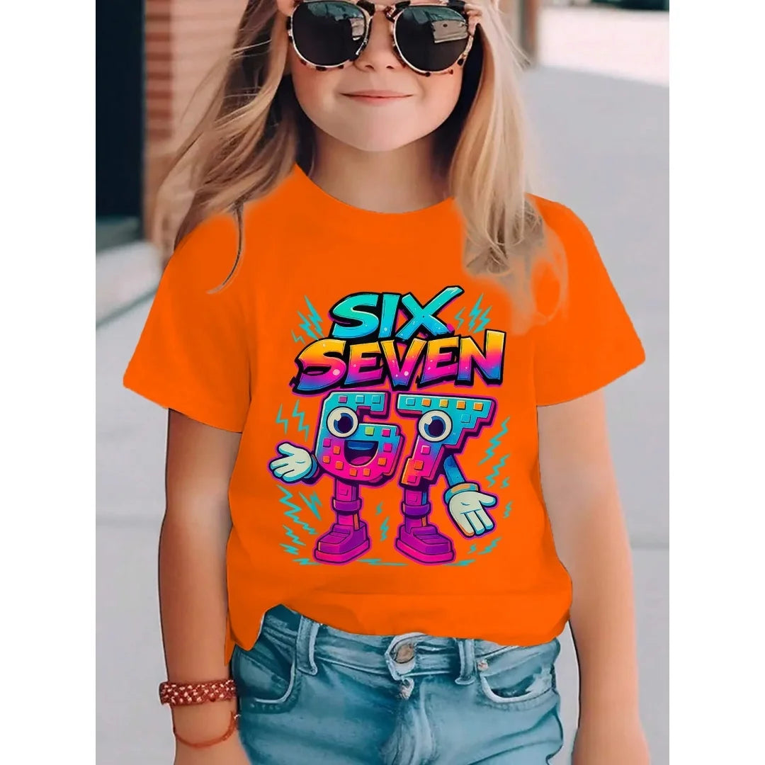 3D Printed Cute Short Sleeved Shirt