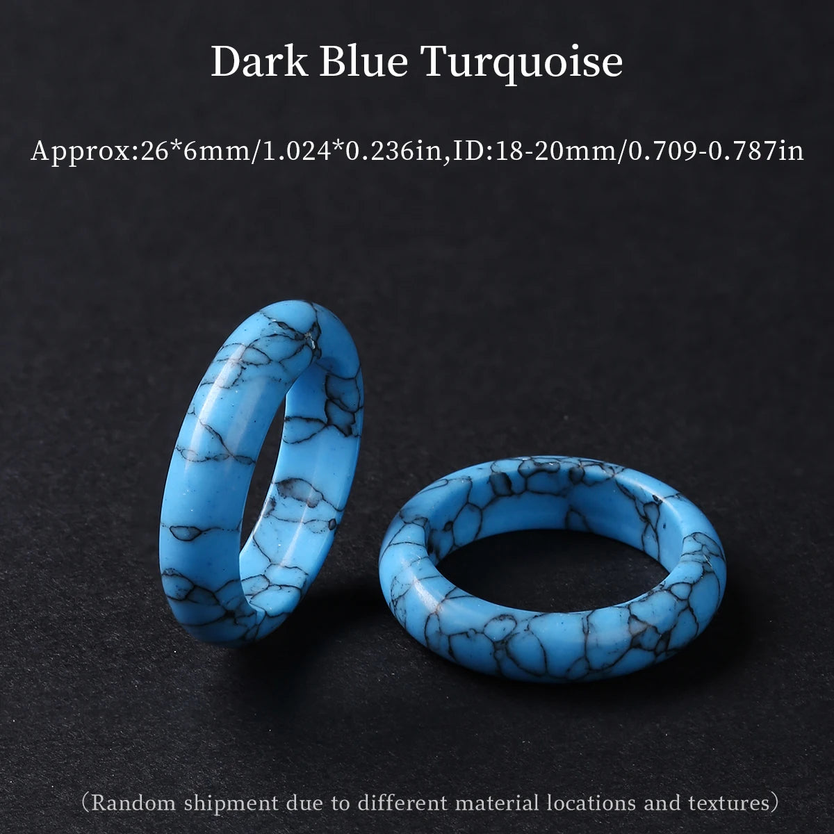 1 Pc Natural Crystal Stone Energy Healing Ring