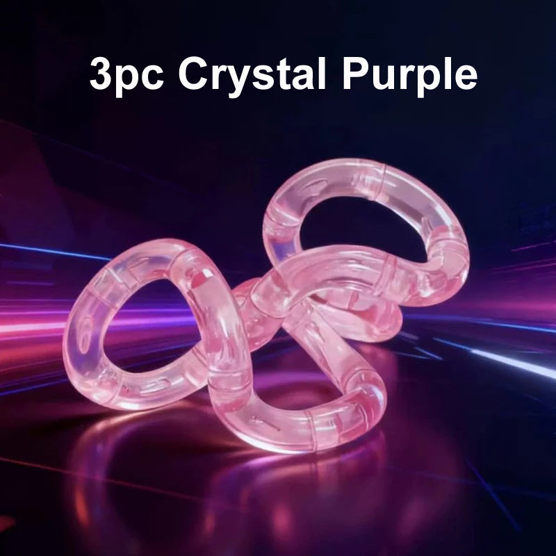 1/3/5pcs Deformable Rope Crystal Twist Rope Pressure Stress Relief Toys