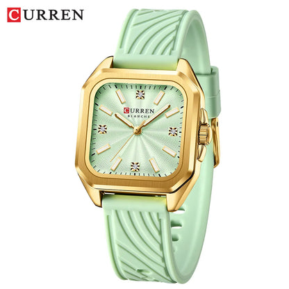Minimalist Square Quartz Casual Sports Silicone Watches