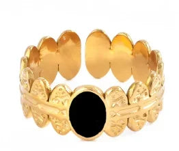 DANA Three-dimensional M Letter Ring