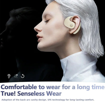 Wireless Bluetooth 5.3 HD Voice Call Earphones Noise Reduction Headphones Portable Earbuds