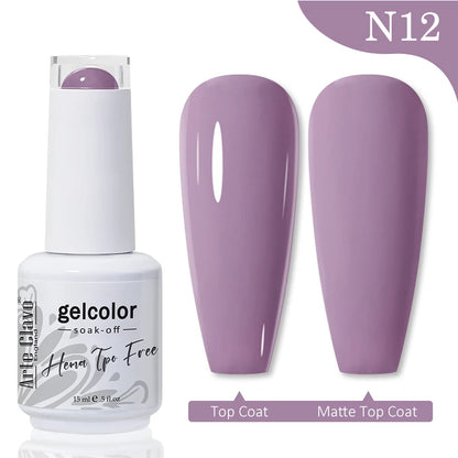 Red Brown Color Gel Nail Polish