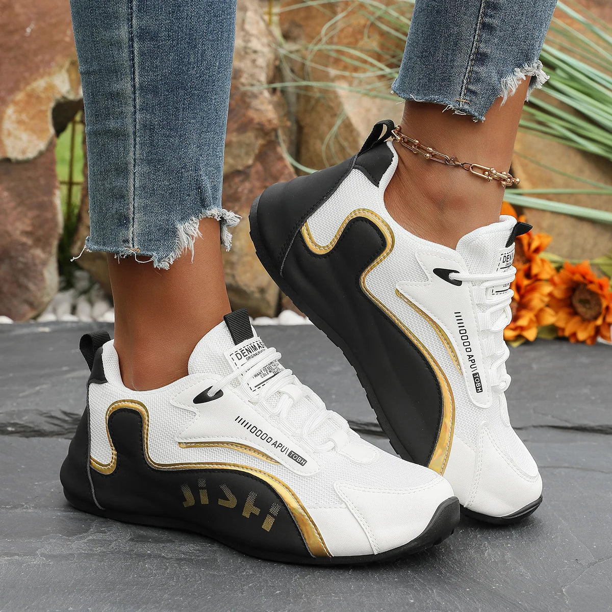Shoes with Inner Height Adjustment Suitable for All Seasons Plus Sizes Sneakers