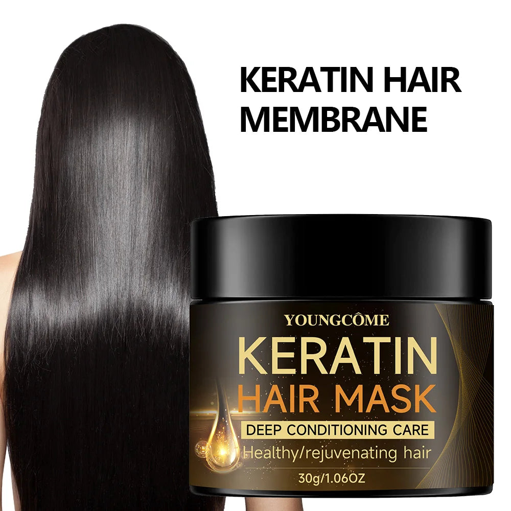 Keratin Hair Mask Moisturizer Conditioner Soft Smooth Frizz Damaged Hair