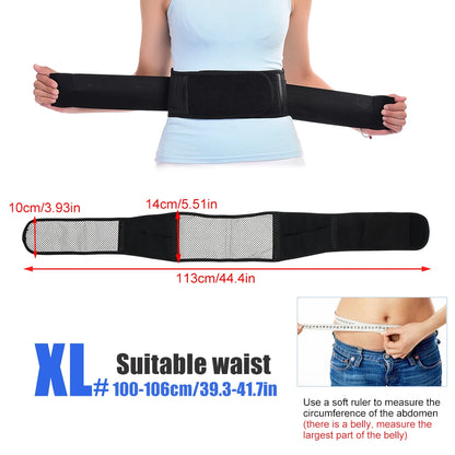 1PCS Adjustable Heating Lower Back Brace Support Belt