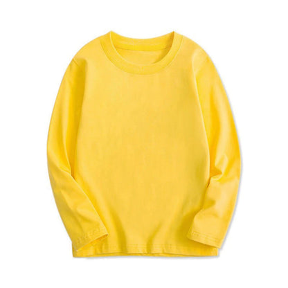7 Colors Spring Long Sleeve Tees T-shirt Cotton  Base Coat
