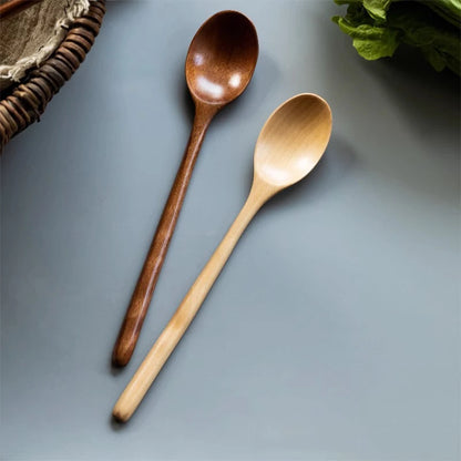2pcs Wooden Spoon Kitchen Cooking Tools