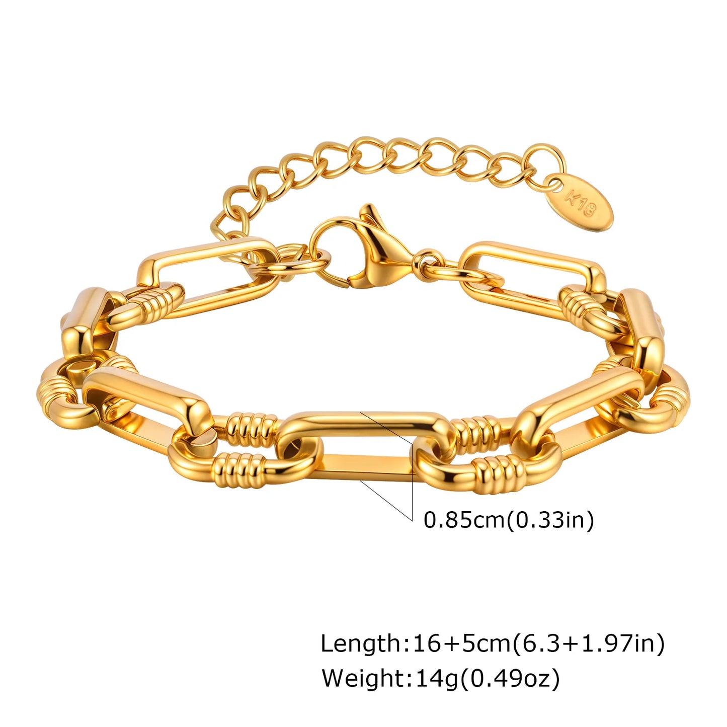 DANA Chunky Bold Toggle Bracelets