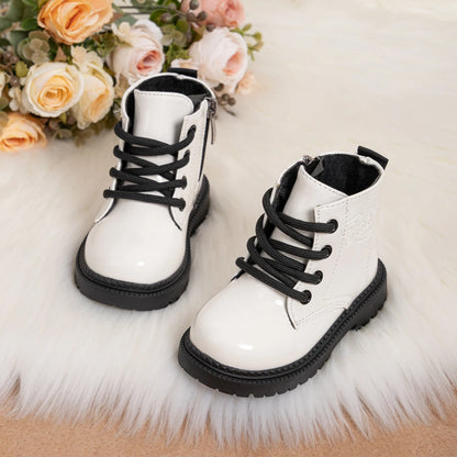 Waterproof PU Leather Toddler Boots