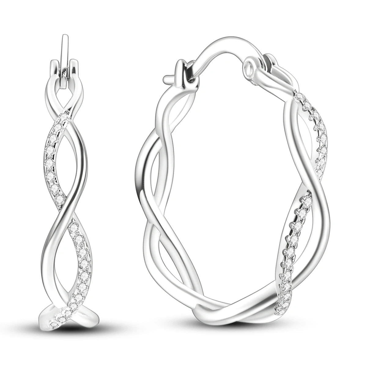 DANA 925 Sterling Multi-layer Hoop Earrings