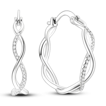 DANA 925 Sterling Multi-layer Hoop Earrings